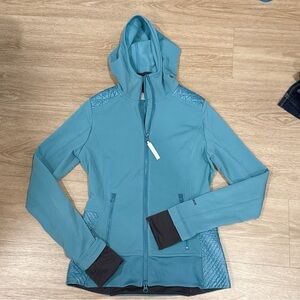 Stella McCartney Teal Hooded Ski Jacket